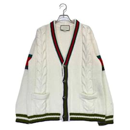Gucci-***GUCCI  sherry line cardigan-Red,Green