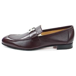Hermès Loafers Slip ons Dark red