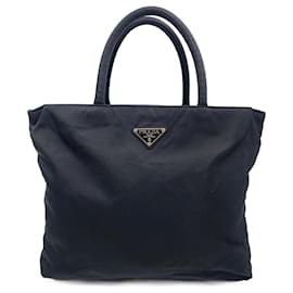 Prada-Black Prada Nylon Tote-Green