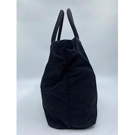 Prada-Black Prada Nylon Tote-Green