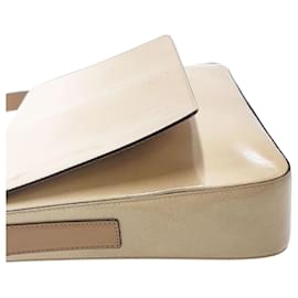 Prada-Prada Shoulder Bag Leather Ivory-White,Cream