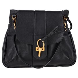 Chloé Borsa a tracolla piccola Chloe Lexa in pelle nera Nero