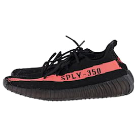 Autre Marque-ADIDAS YEEZY BOOST 350 V2 in Core Black Red Primeknit Uk 9.5-Black