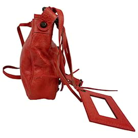 Balenciaga-Balenciaga Red Shoulder Crossbody Bag-Red