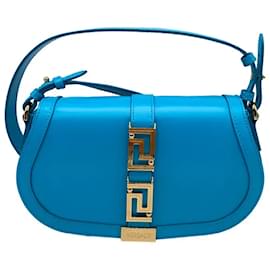 Versace-VERSACE Handtaschen T.  Leder-Blau