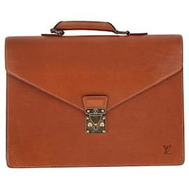 Louis Vuitton-Louis Vuitton Serviette Conseiller Briefcase in Brown Epi Leather-Brown