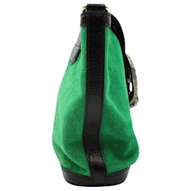 Gucci-Gucci Dionysus Bucket Bag in Green Suede-Green
