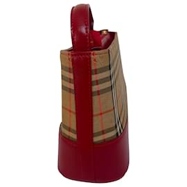 Burberry-Burberry Handbag Red Charm Shoulder Bag-Red