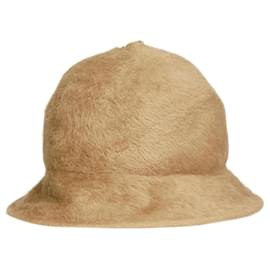 Marc Jacobs-Marc Jacobs brown fur bucket hat-Bronze