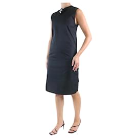 Prada-Black sleeveless re-nylon dress - size IT 38-Blue