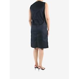 Prada-Black sleeveless re-nylon dress - size IT 38-Black