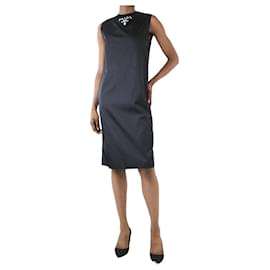 Prada-Black sleeveless re-nylon dress - size IT 36-Black