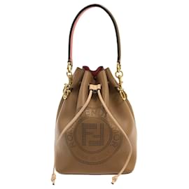 Fendi-Fendi Petit sac seau perforé Mon Tresor marron-Marron