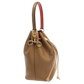 Fendi-Fendi Petit sac seau perforé Mon Tresor marron-Marron