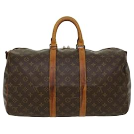 Louis Vuitton-Louis Vuitton Keepall Bandouliere 45-Brown