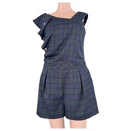 Topshop Jumpsuits Black Blue