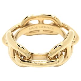 Hermès Anneau de carré 90 Régate Doré