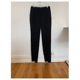 Chanel-Chanel black low-waisted pants-Black