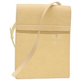 Louis Vuitton-LOUIS VUITTON Epi Ramatuelle Shoulder Bag Cream Vanilla M5247A LV Auth 47633-Other,Cream