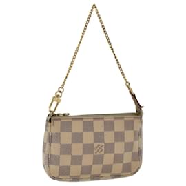 Louis Vuitton-LOUIS VUITTON Damier Azur Mini Pochette Accessoires Pouch N63005 LV Auth th3789-Other