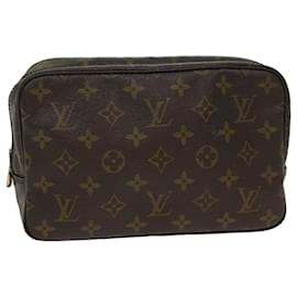 Louis Vuitton-Louis Vuitton Monogram Trousse Toilette 23 Pochette M47524 LV Aut 47729-Monogramma