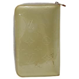 Louis Vuitton-LOUIS VUITTON Monogram Vernis Eldridge Long Wallet Gris M91158 LV Auth 47876-Other