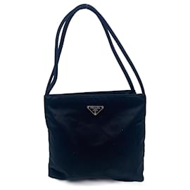 Prada-Black Prada Nylon Tote-Green