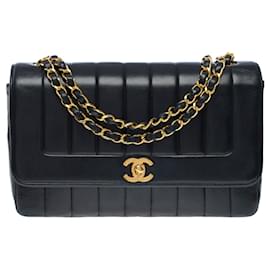 Chanel-Sac Chanel Timeless/Clássico Couro Preto - 101208-Preto