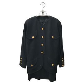 Tailleur jupe Chanel noir Noir