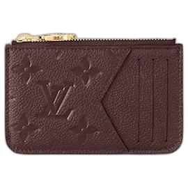 Louis Vuitton-LV Romy wallet wine colour-Dark red