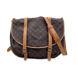 Louis Vuitton Saumur Messenger Noir M45911 Monogram Eclipse