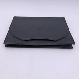 Yves Saint Laurent-Yves Saint Laurent Clutch Bag Vintage --Black