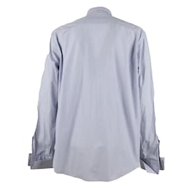 Yves Saint Laurent-Yves Saint Laurent Chemise à rayures-Blanc