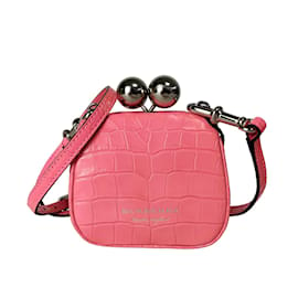Burberry-Burberry Burberry shoulder bag in alligator leather-Pink