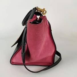 Céline-Céline Celine Trapeze shoulder bag in multicolored leather-Multiple colors
