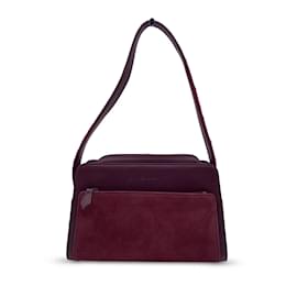 Yves Saint Laurent-Yves Saint Laurent Shoulder Bag Vintage --Dark red