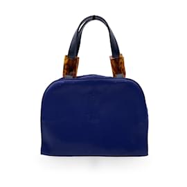 Yves Saint Laurent-Yves Saint Laurent Handbag Vintage --Blue