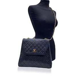 Chanel-Chanel Shoulder Bag Vintage Trapeze - Timeless Classic-Black