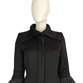 Louis Vuitton-Louis Vuitton Louis Vuitton Women's Wool Cashmere Coat (XS)-Black
