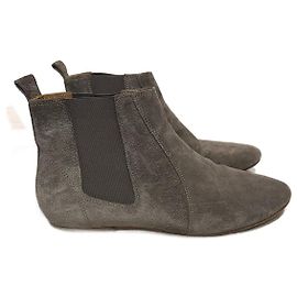 ISABEL MARANT ETOILE  Ankle boots T.EU 39 Suede Beige