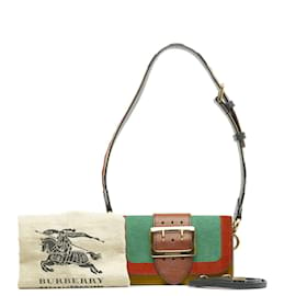 Burberry-Leather Buckle Nova Check Strap Crossbody Bag-Multiple colors