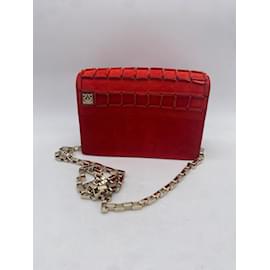 Autre Marque-TOMASINI  Handbags T.  Suede-Red