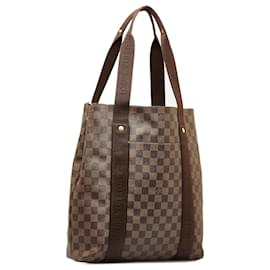Louis Vuitton-Louis Vuitton Brown Damier Ebene Cabas Beaubourg-Brown