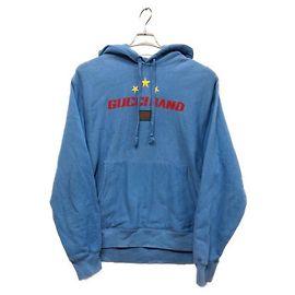 ***Sudadera con capucha y bordado de estrellas GUCCI Azul