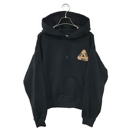 *** Moletom com capuz triangular nas costas da colaboração GUCCI × PALACE Preto Bege