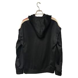 Gucci-***GUCCI  technical jersey pullover hoodie-Black