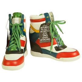 Marc by Marc Jacobs Baskets compensées multicolores à plateforme Taille de chaussures 40 Multicolore