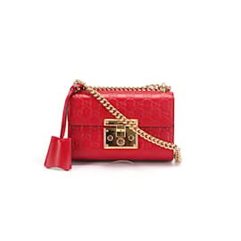 Gucci-Small Guccissima Padlock Shoulder Bag 409487-Other