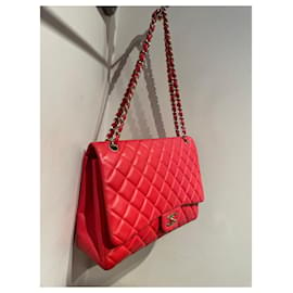 Chanel-Maxi Jumbo-Rosso