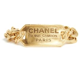 Chanel-20P Cambon golden Chain Bracelet-Golden